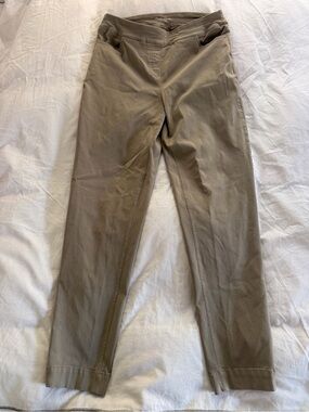 Court Haley Beige/Taupe Slim Stretch Pants